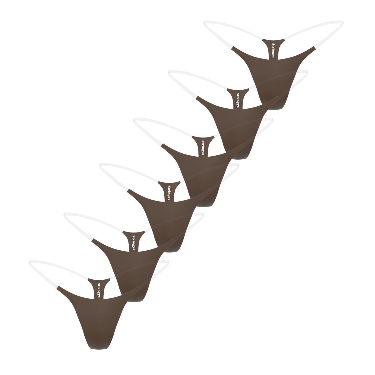 6 Pack Nude Invisible Underwear
