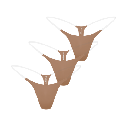3 Pack Nude Invisible Underwear